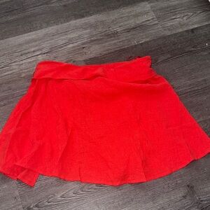 Elegant Red Women's strapless top